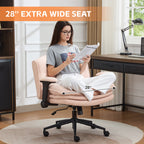 Criss Cross Chair with Flip-up Arms，Pink