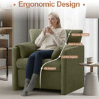 Oversized Accent Chair for Living Room，Green