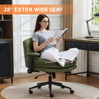 Criss Cross Chair with Flip-up Arms，Green