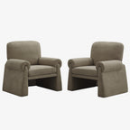 Oversized Accent Chair，Taupe