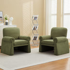 Oversized Accent Chair，Green