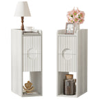 HASLE Narrow Nightstands, Oak, Set of 2