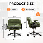 Criss Cross Chair with Flip-up Arms，Green