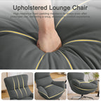Swivel Oversized Accent Chair，Gray
