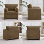 Oversized Accent Chair for Living Room，Brown
