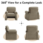 Oversized Accent Chair，Taupe