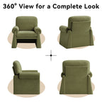 Oversized Accent Chair，Green